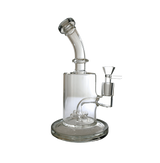 DAB RIG | Glass Bubbler with Showerhead Percolator Dab Rig 7"