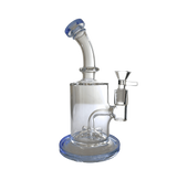 DAB RIG | Glass Bubbler with Showerhead Percolator Dab Rig 7"