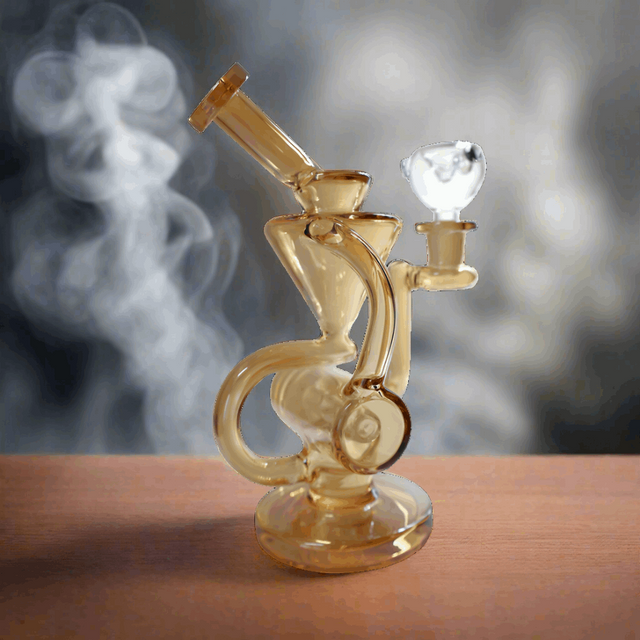 DAB  RIG | Pulsar Metallic Inline Recycler Dab Rig 8"