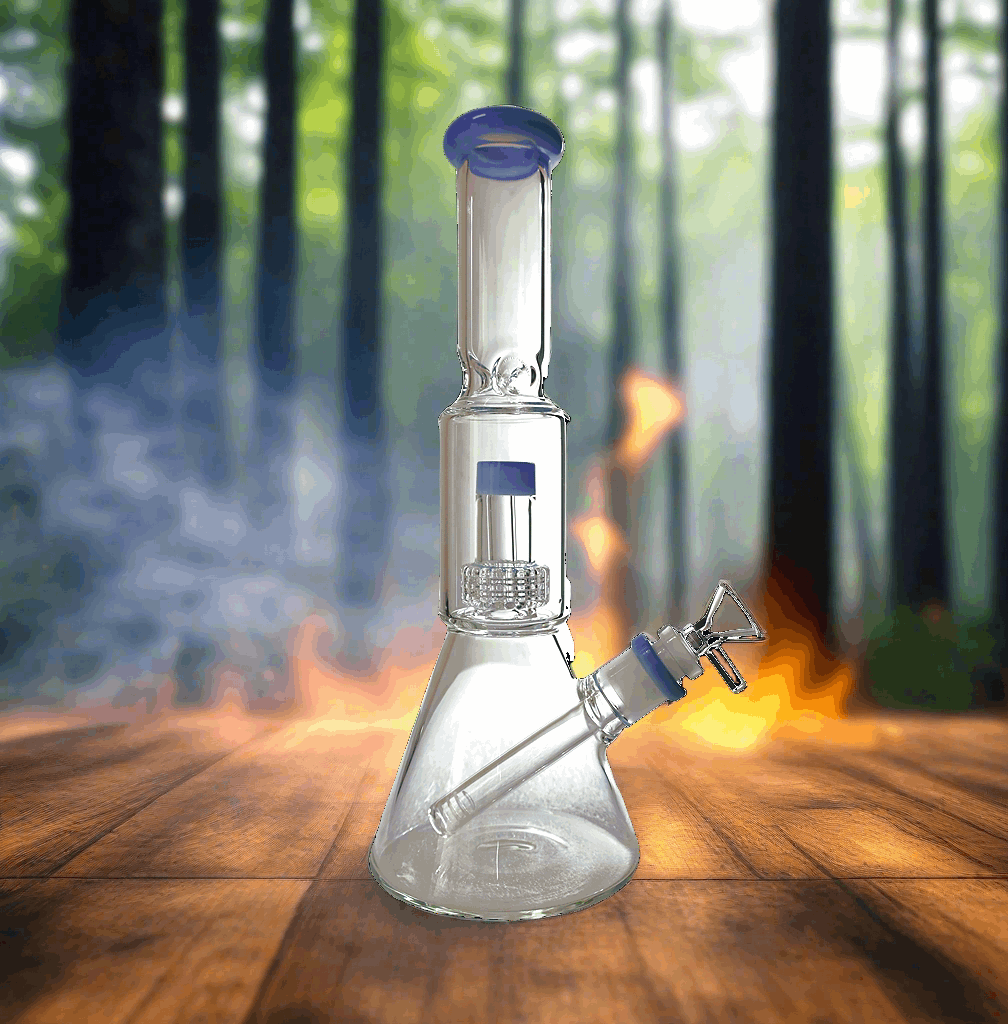 BONG | Tree Diffused Down-stem Perc Beaker Bong 12"