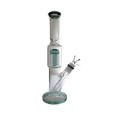 Bong | Straight Tube  W/ 8-arm Tree Perc Bong 12"