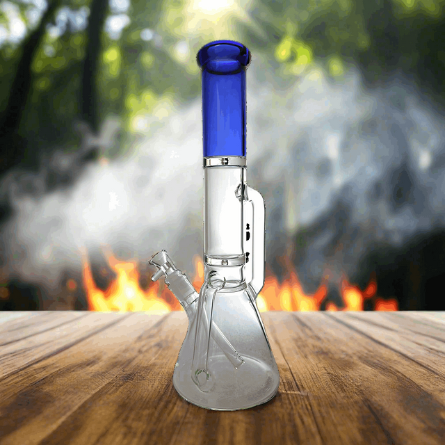 BONG | Retro Double Handle Beaker Bong 16"