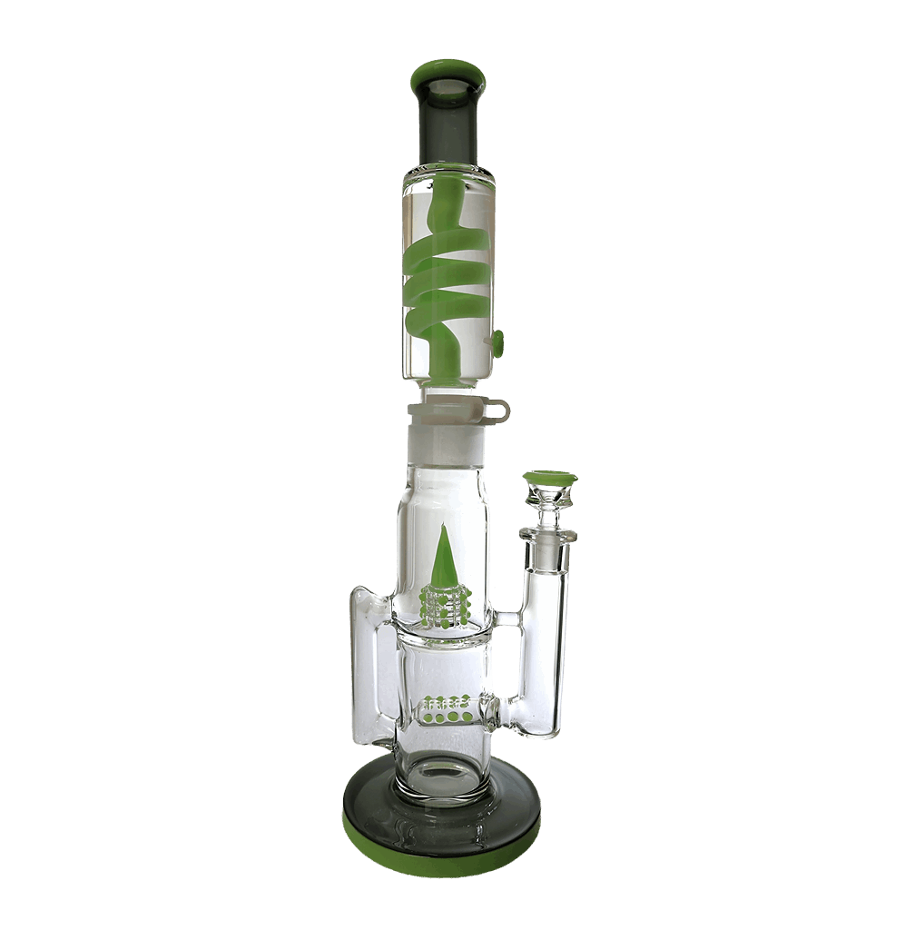 Detachable Freeze Coil Sprinkler Grid Perc Bong 