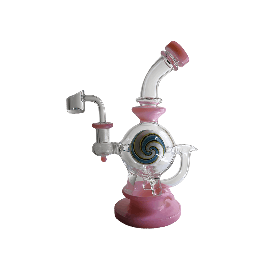 Bent Neck Lollipop Ball Insert Perc Dab Rig