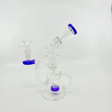 Glass art Dab Rig- Side carve style