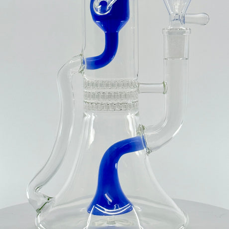 The new 12 inch recycle triples showerhead becker bong - SmokeMEGA