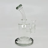 9" Tall Colorful Shower Head Dab Rig - Elevate Your Experience