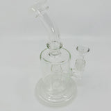 9" Tall Colorful Shower Head Dab Rig - Elevate Your Experience