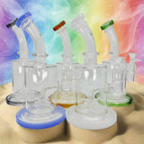 Brand Name 9" Tank Bubbler – Cross Inline Dab Rig for Ultimate Experience