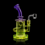 8 Inch Neon Color Mini Recycler Dab Rig | SmokeMEGA