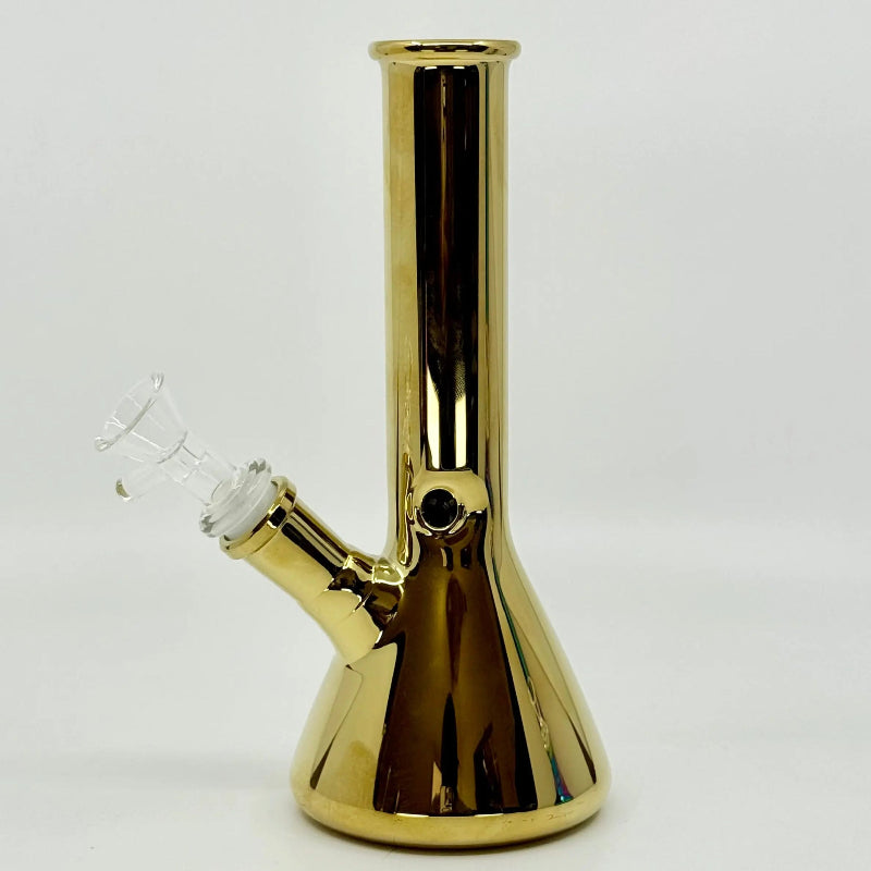 ALL NEW Metallic Beaker Bong - 8" Premium Design for Enhanced Experience