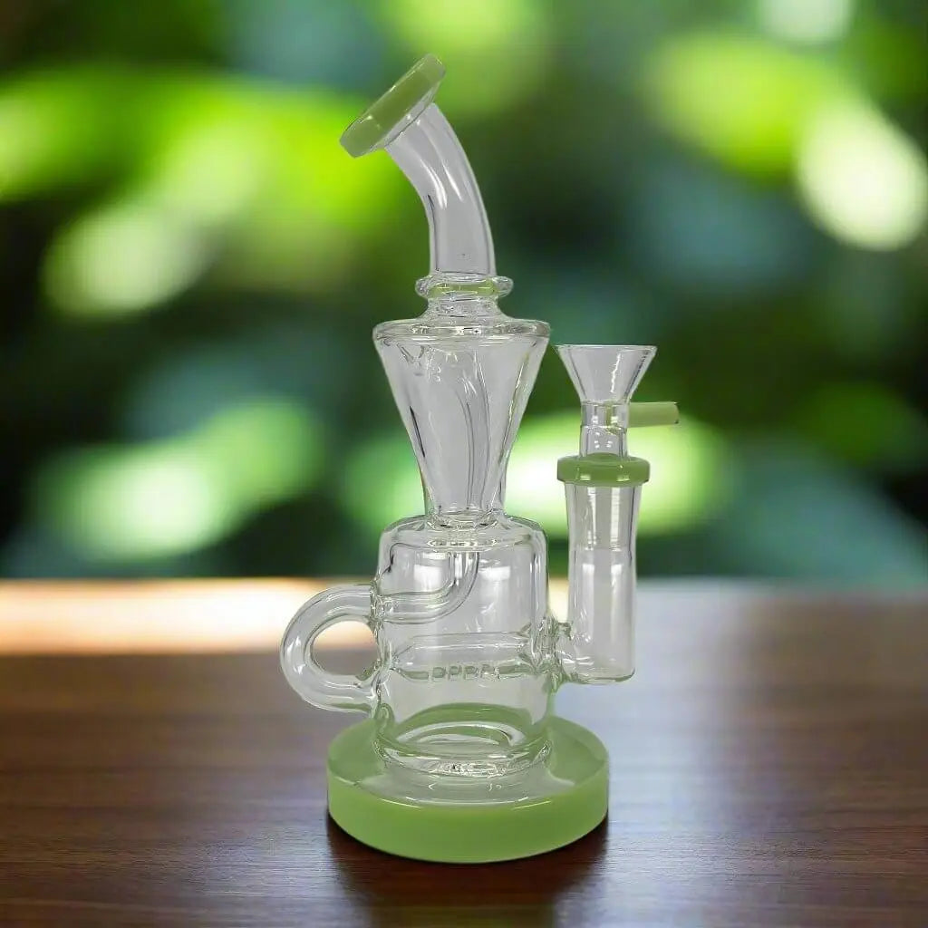 Adorable Inline Recycle Dab Rig | Compact & Stylish Design