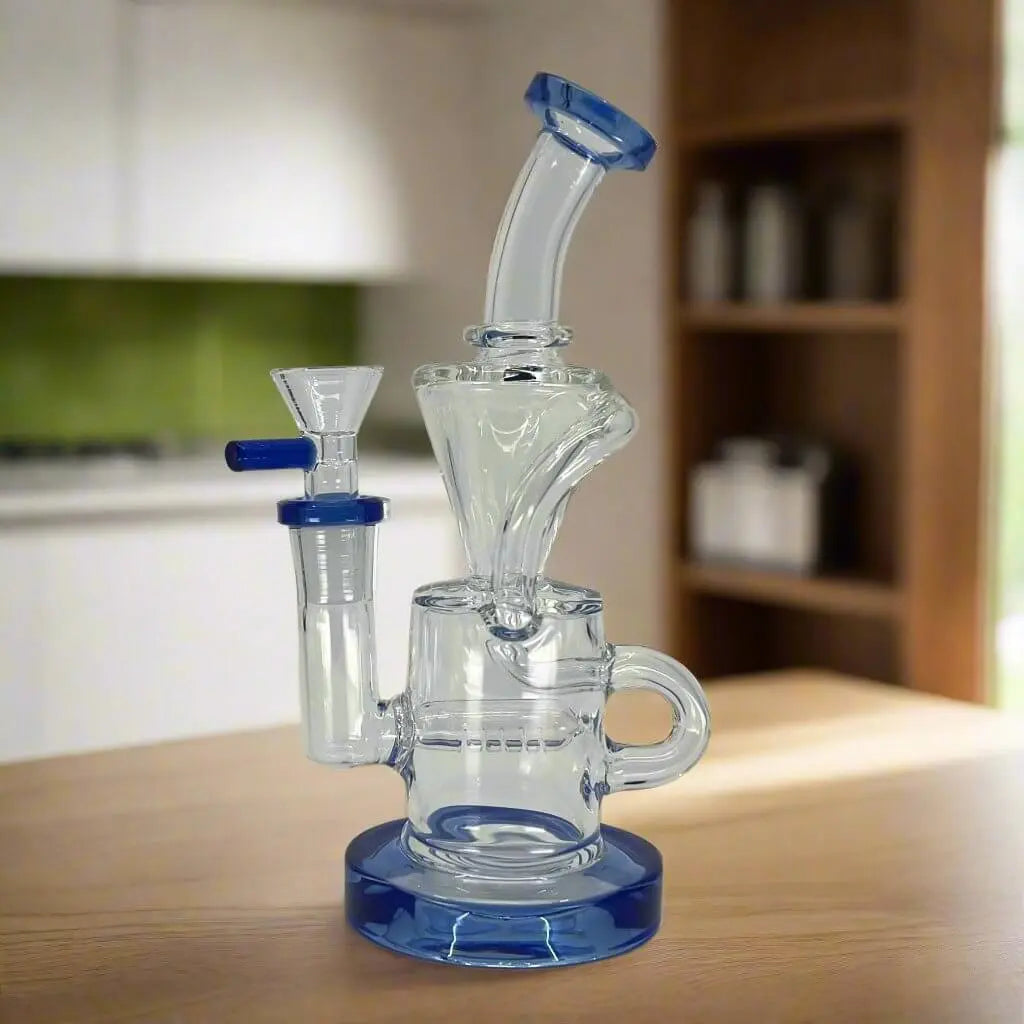 Adorable Inline Recycle Dab Rig | Compact & Stylish Design - SmokeMEGA