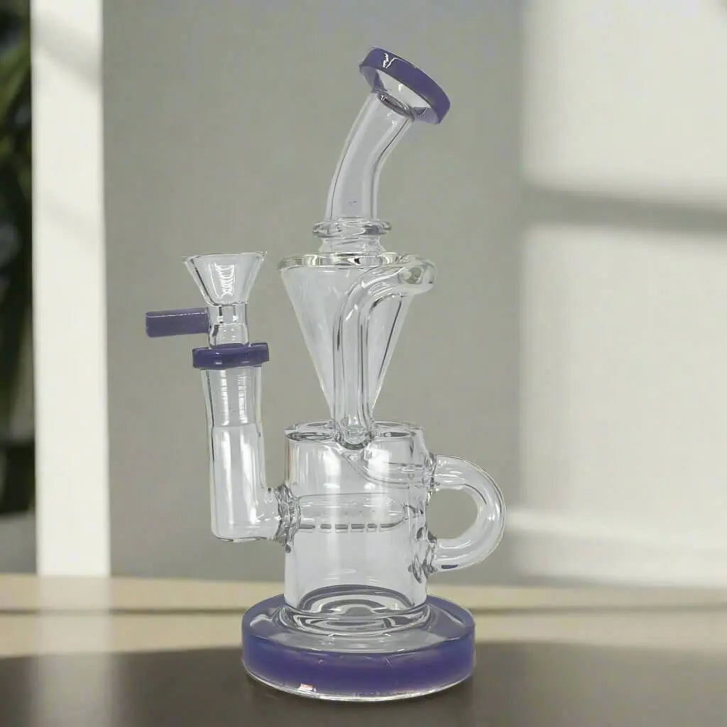 Adorable Inline Recycle Dab Rig | Compact & Stylish Design - SmokeMEGA