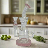 Adorable Inline Recycle Dab Rig | Compact & Stylish Design - SmokeMEGA