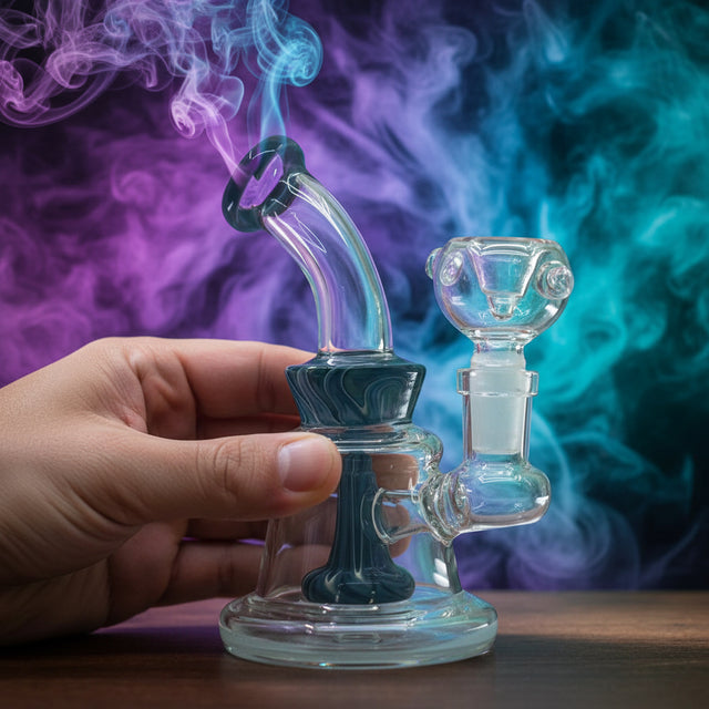 Aesthetic 6 Inch Dab Rig | Newest Colorful Design - SmokeMEGA