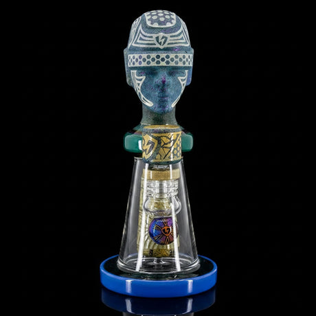 Ancient Head Egypt Style Glass Water Pipe - SmokeMEGA