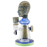 Ancient Head Egypt Style Glass Water Pipe