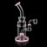 9 Inch Curved Neck Showerhead Dab Rig | SmokeMEGA