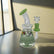 Glycerin inside heavy thick glass craft dab rig for cooler dabs.