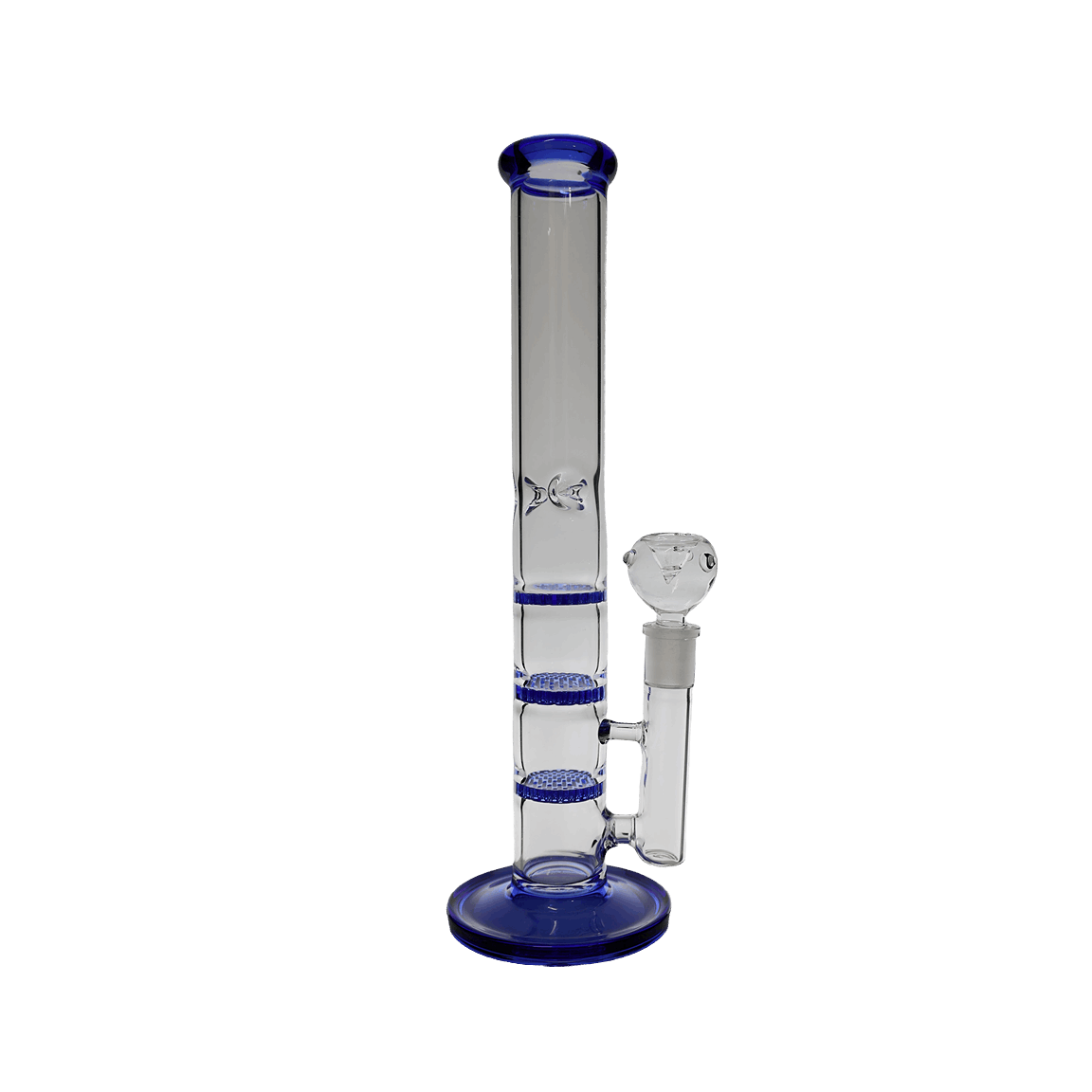 12" Triple Honeycomb Percolator Glass Bong