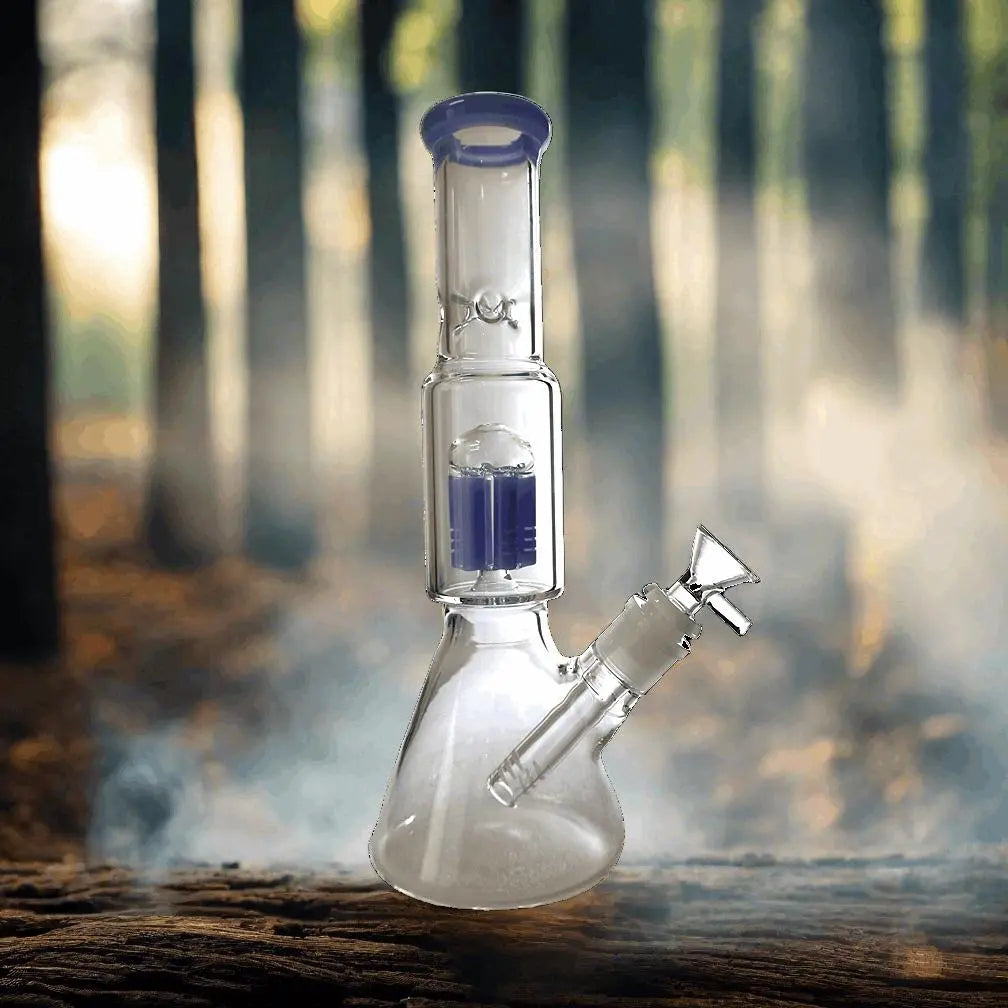 BONG | 10 Arm Perc Beaker Water Pipe Bong 12"