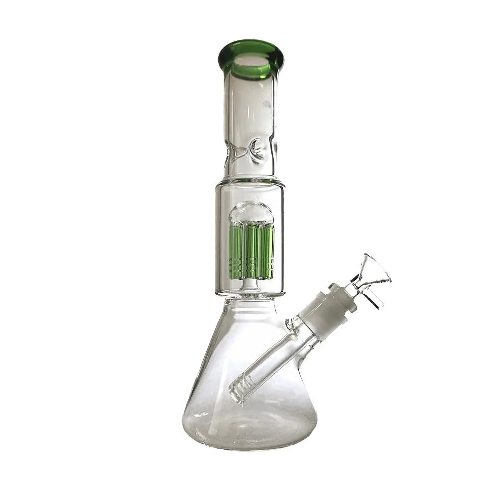 BONG | 10 Arm Perc Beaker Water Pipe Bong 12"