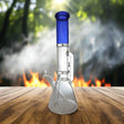 Retro Double Handle Beaker Bong 16" with unique design and double handles for comfortable grip.