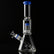 12" Borosilicate Tree Diffused Down-stem Perc Beaker Bong with Ice Pinch and Flower Bowl