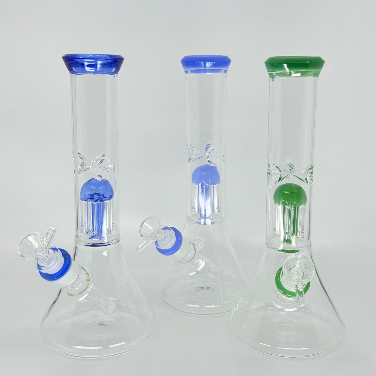 BONG | 11" JELLYFISH PERC BEAKER WATER PIPE (NEW)
