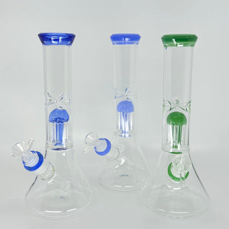 BONG | 11" JELLYFISH PERC BEAKER WATER PIPE (NEW)