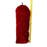 30" red bong travel bag with measuring tape for size reference