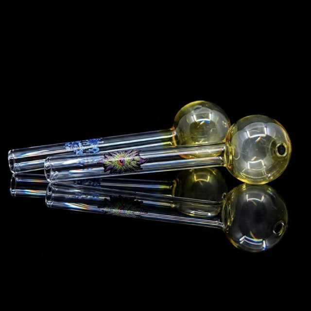 Big Bro 10" Premium Fumed Head Oil Burner on a black background