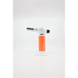 Blow Out Sale JB Chef Kitchen Torch in white and orange, ideal for culinary use with adjustable single jet flame.