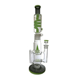 Bong | Detachable Freeze Coil Sprinkler Grid Perc Bong 16.5"