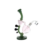 Bong | Handmade Recycler Heart Shape Bong 8"