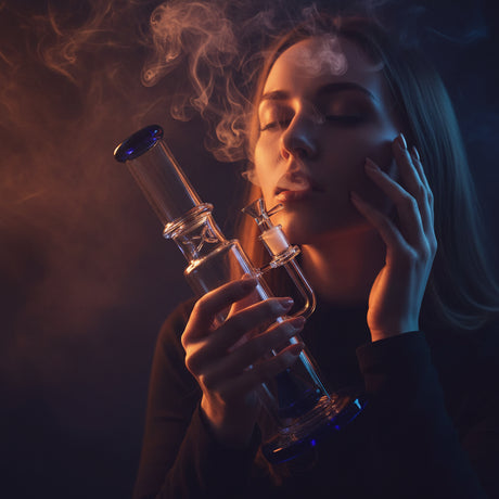 Bong | Perc State Thick Water Pipe Bong 13"