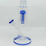 Bong | Straight Tube  W/ 8-arm Tree Perc Bong 12"