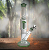 Bong | Straight Tube  W/ 8-arm Tree Perc Bong 12"