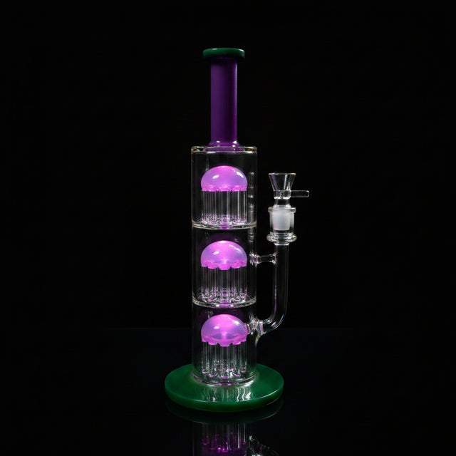 Bong | Three Tree Perc Bong 13"