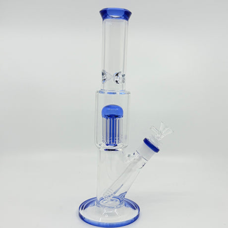 Bong | Straight Tube  W/ 8-arm Tree Perc Bong 12"