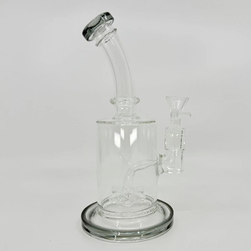 Brand Name 9" Tank Bubbler – Cross Inline Dab Rig for Ultimate Experience