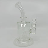 Brand Name 9" Tank Bubbler – Cross Inline Dab Rig for Ultimate Experience