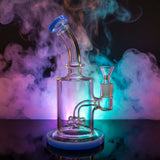 Brand Name 9" Tank Bubbler – Cross Inline Dab Rig for Ultimate Experience