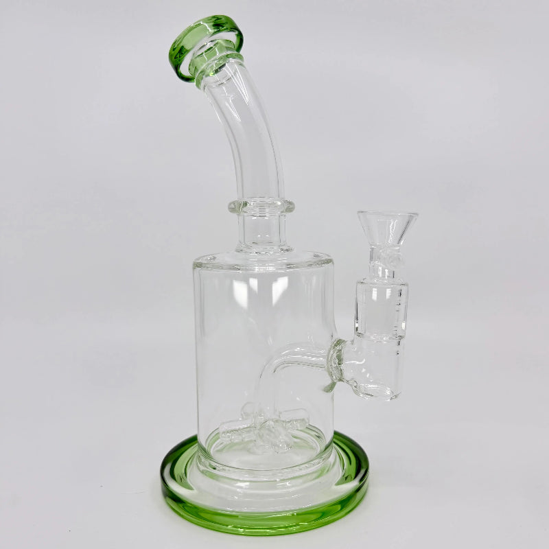 Brand Name 9" Tank Bubbler – Cross Inline Dab Rig for Ultimate Experience