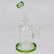 Brand Name 9" Tank Bubbler – Cross Inline Dab Rig for Ultimate Experience