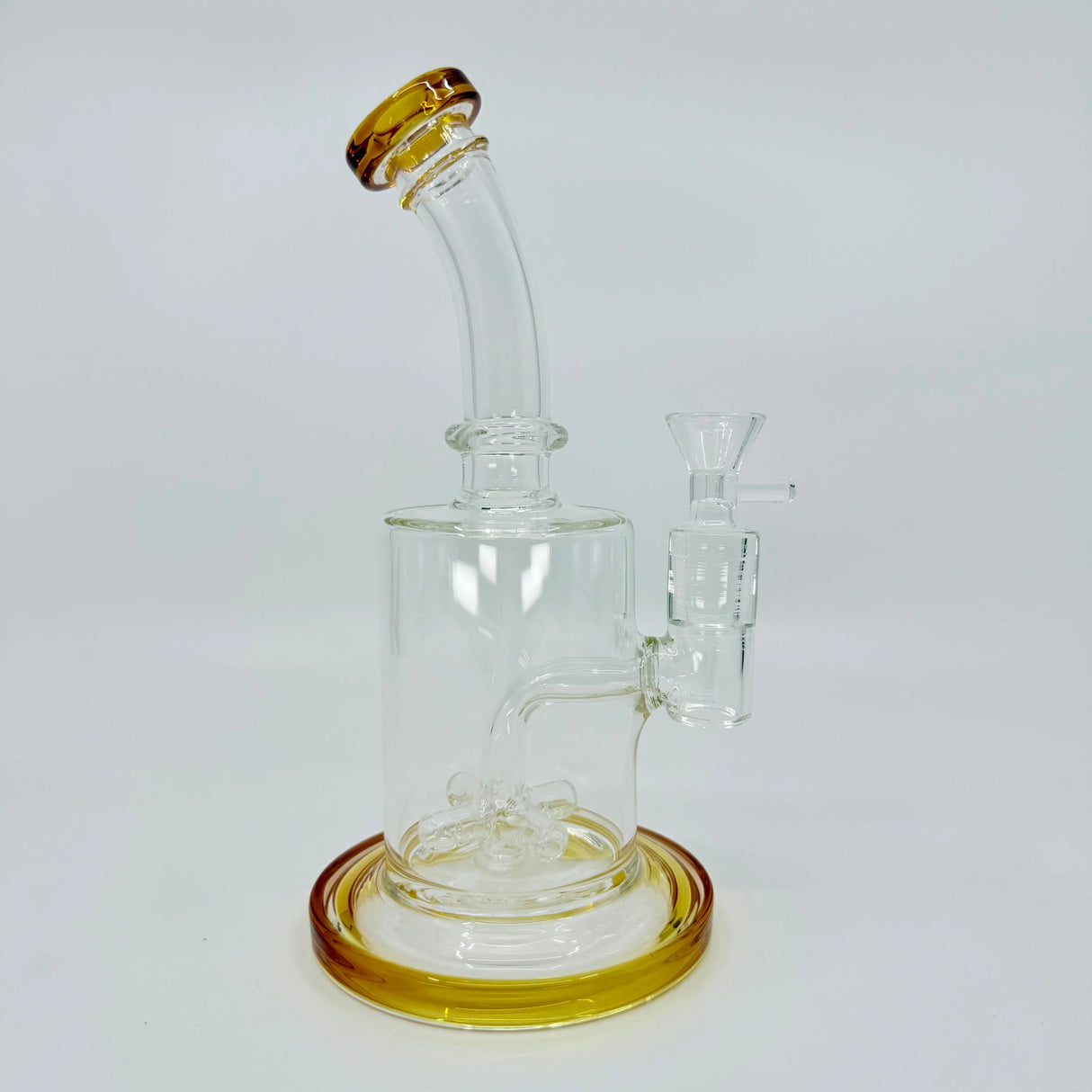 Brand Name 9" Tank Bubbler – Cross Inline Dab Rig for Ultimate Experience