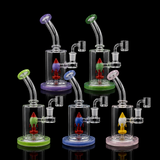 8 Inch Rocket Launch Bent Neck Dab Rig | SmokeMEGA