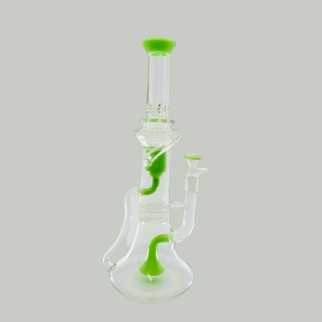 The new 12 inch recycle triples showerhead becker bong