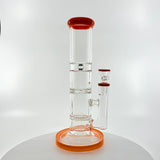 10-Inch Honeycomb Straight Water Bong